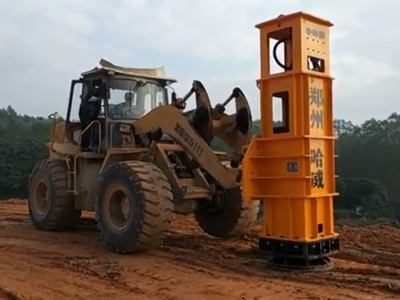 安徽舒城(chéng)液壓夯實機(jī)施工(gōng)視(shì)頻(pín)