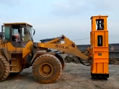 廣西(xī)柳州液壓夯實機(jī)施工(gōng)視(shì)頻(pín)